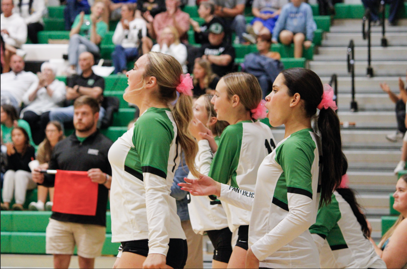 Varsity and JV volleyball (Photos by Delainey Stephenson)